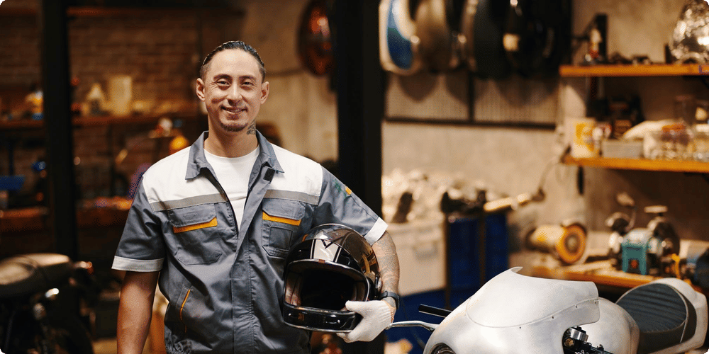 Entretien intérieur du casque modulable